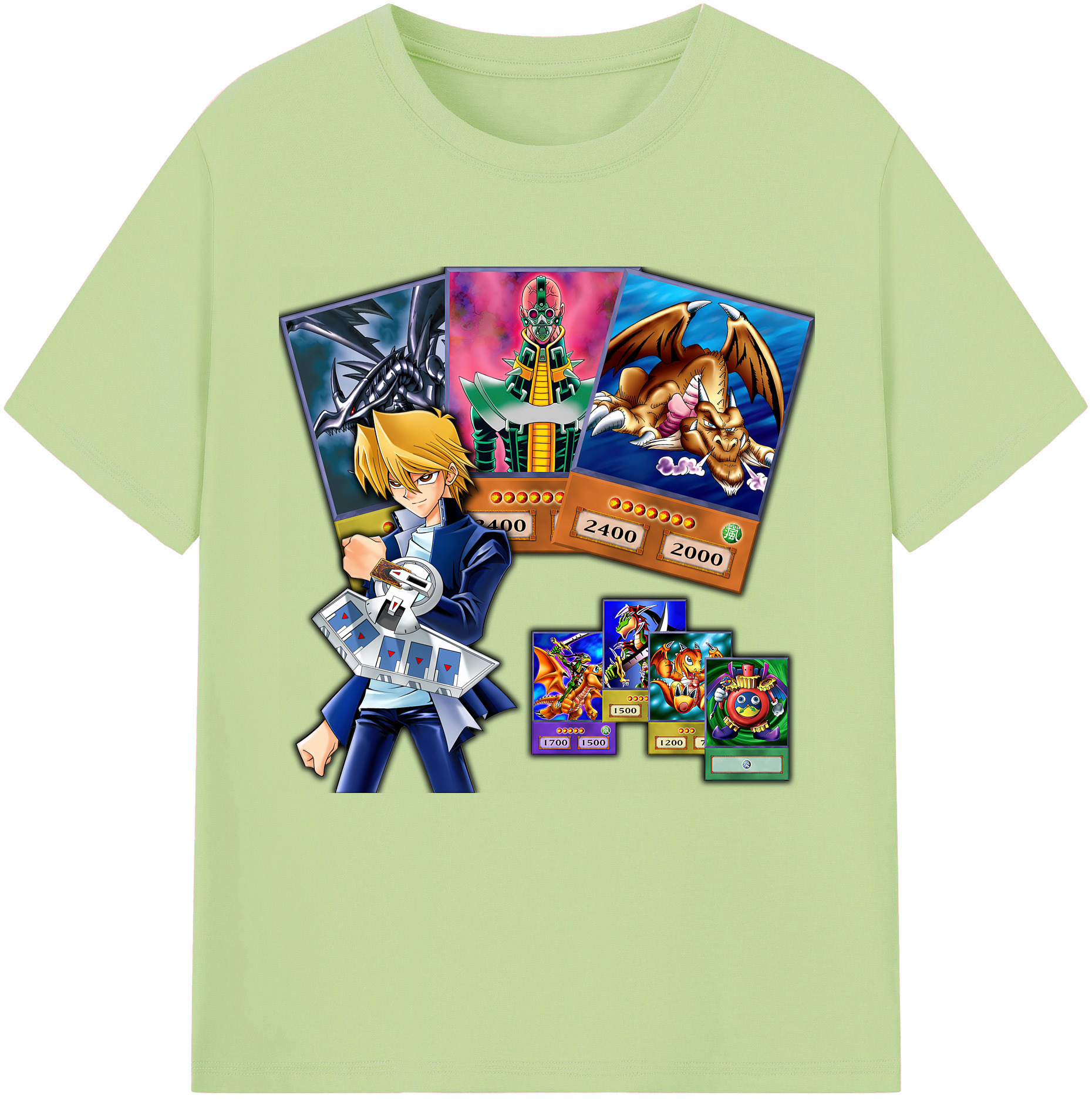 （画像用） 遊☆戯☆王 Yu-Gi-Oh! 綿100％半袖Tシャツ（フロントプリント）